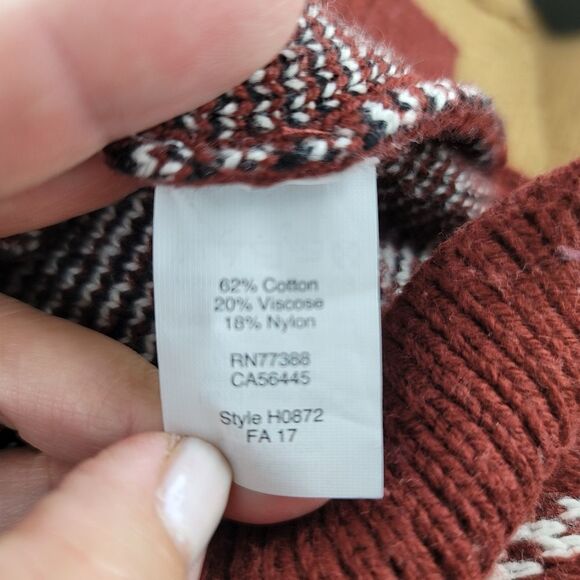 Madewell burnish mahogany bandana sweater - Picture 8 of 9